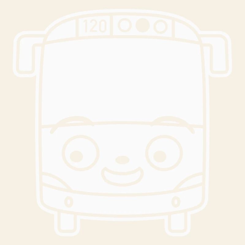 Kleiner Bus Cartoon – Comic Schulbus Reise Spaß