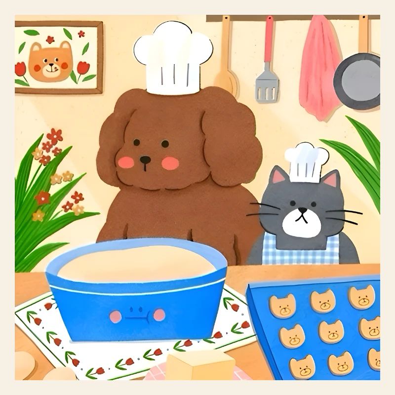 Cute Baker Illustration