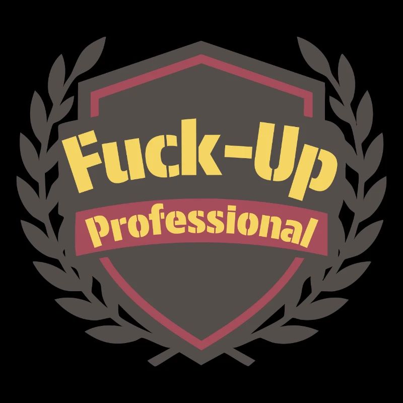 Badge professionnel de raté