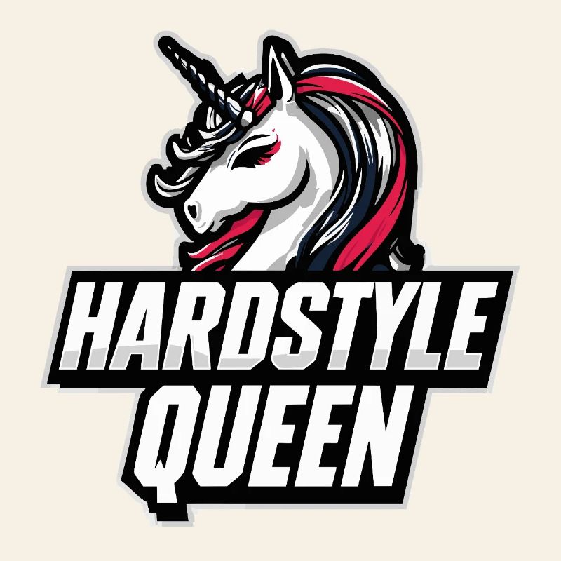 Hardstyle Queen Unicorn Design