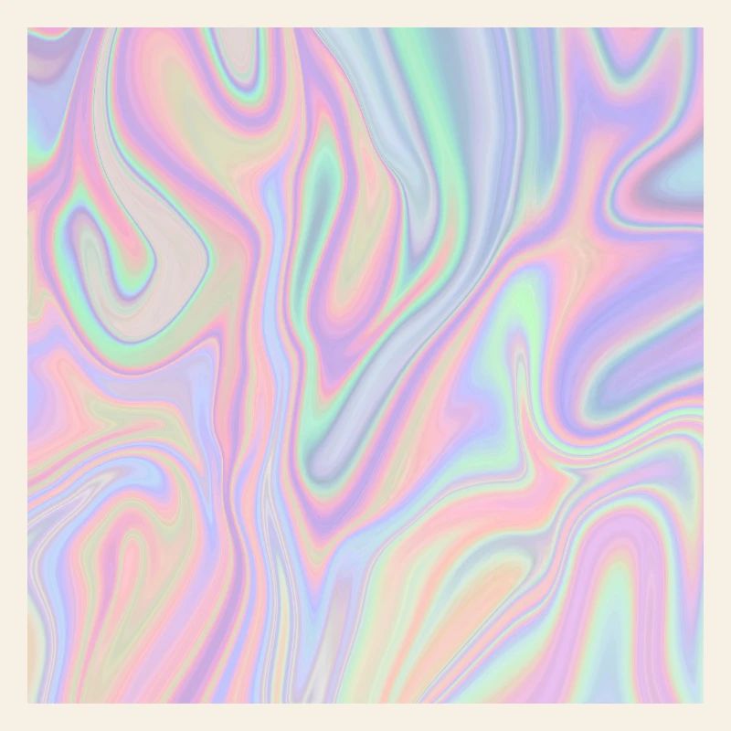 Irideszierende Abstrakte Liquid Pastel Muster