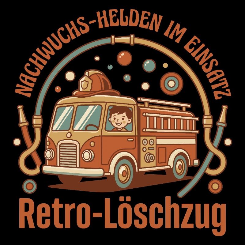 Retro Löschzug Nachwuchs