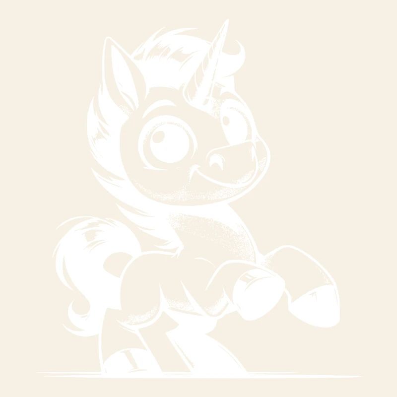 Petit bébé licorne câlin charmant