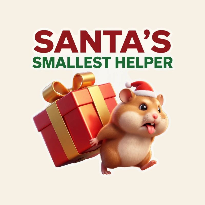 Santa's Smallest Helper Hamster