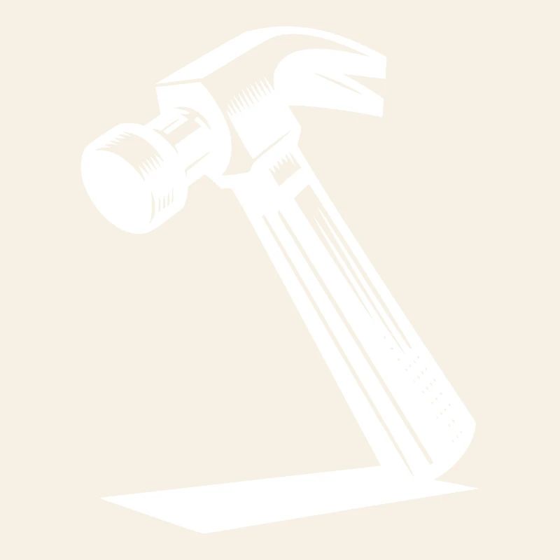 Motif de marteau pour charpentier et constructeur