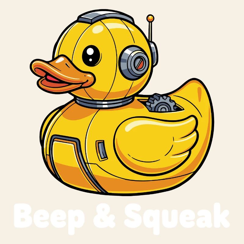 Beep & Squeak Robot Duck
