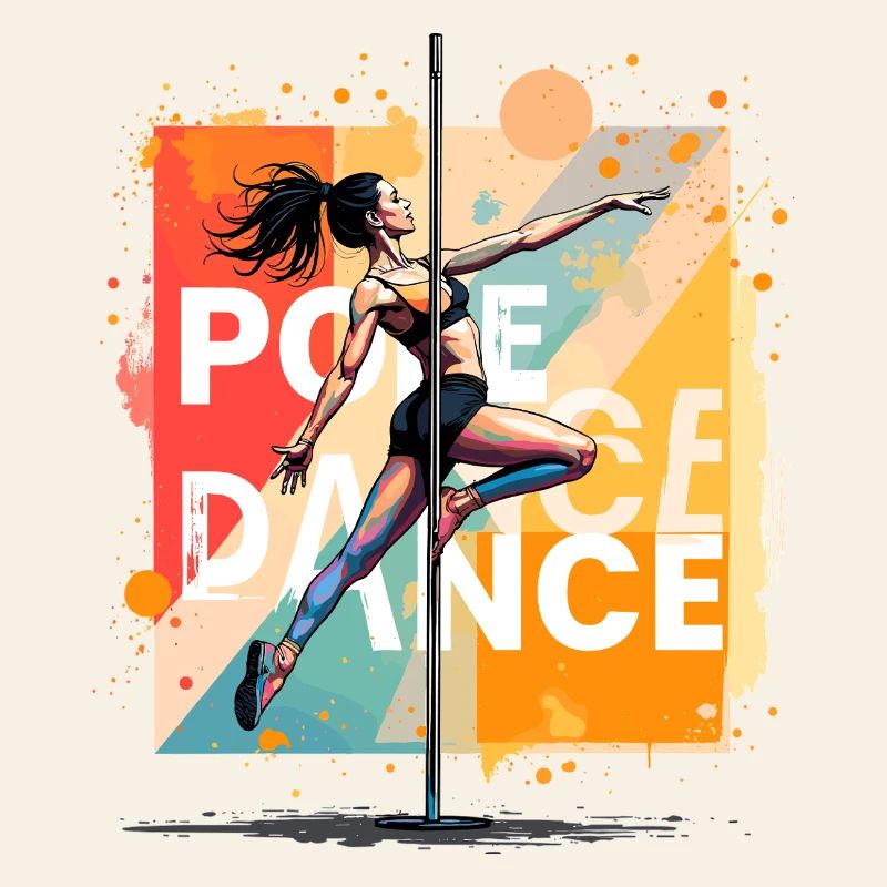 Pole Dance Poledancerin edel akrobatisch Geschenk