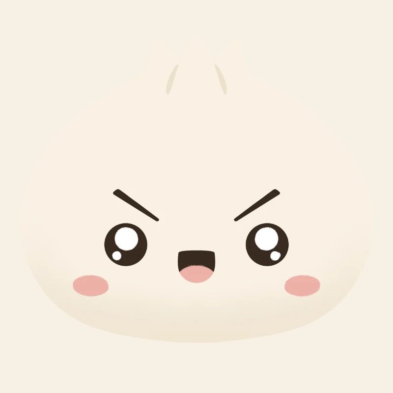 Mascotte mignonne de Grumpy Dumpling