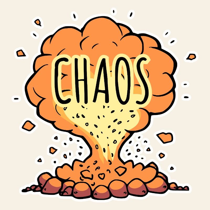 C'est le chaos total !