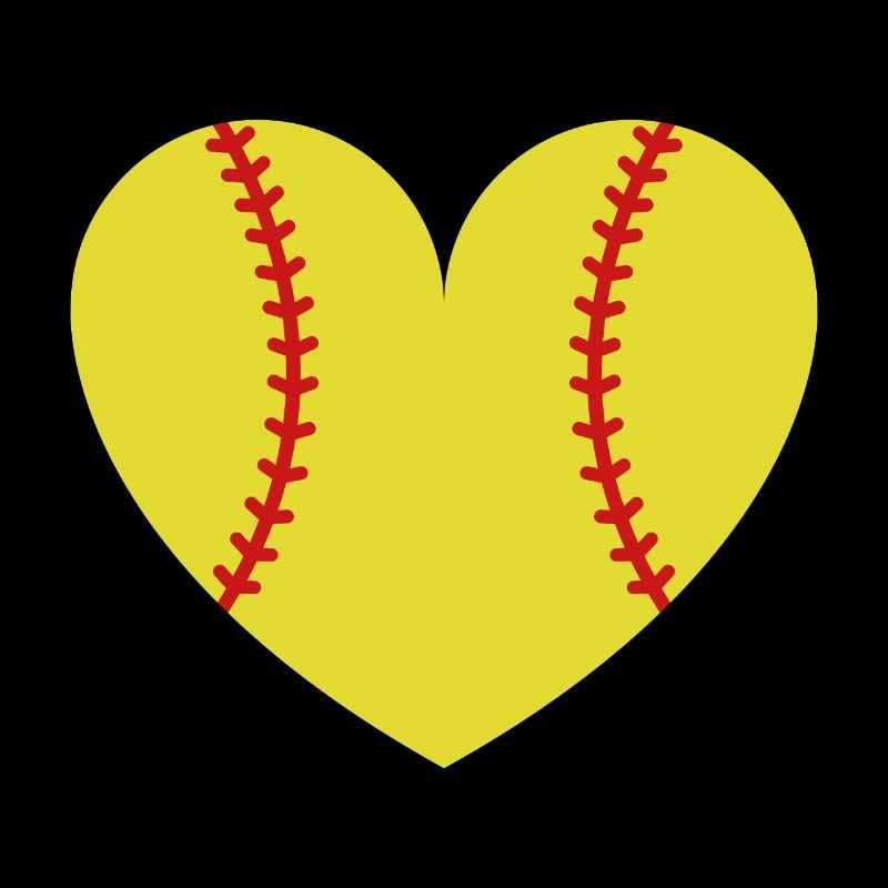 Softball heart