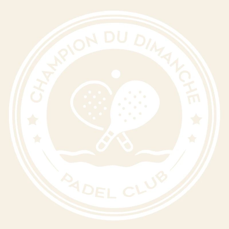 Champion Du Dimanche Padel Badge