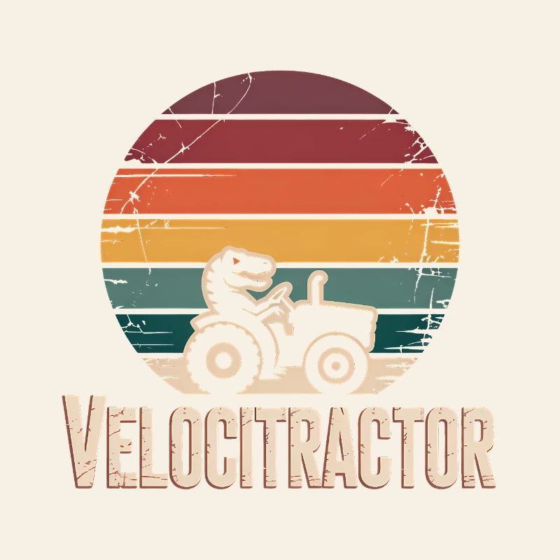 Velocitractor - T-shirt drôle
