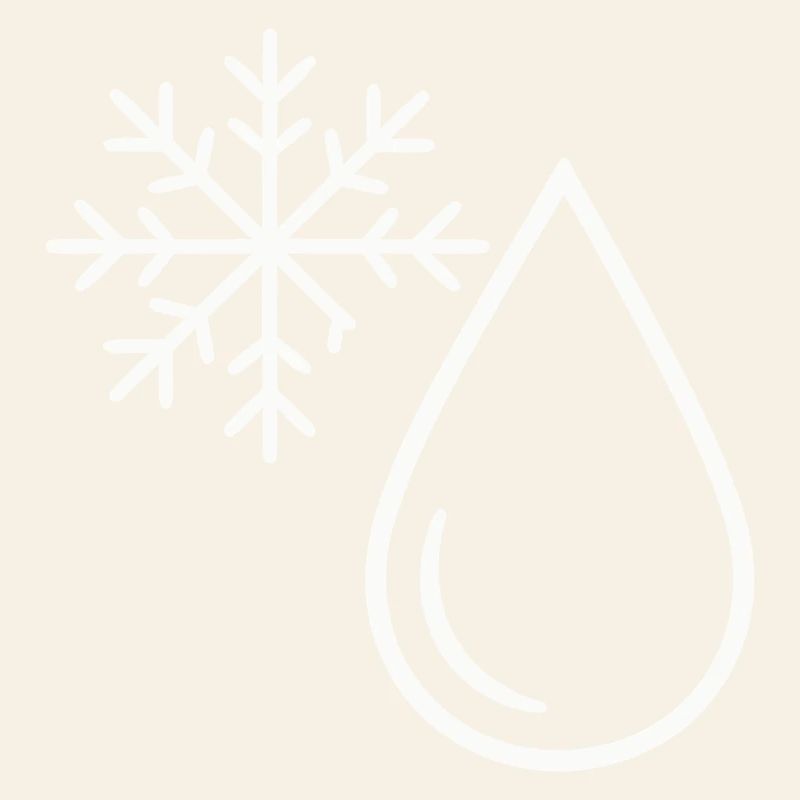 Schnee und Minimalist Drop