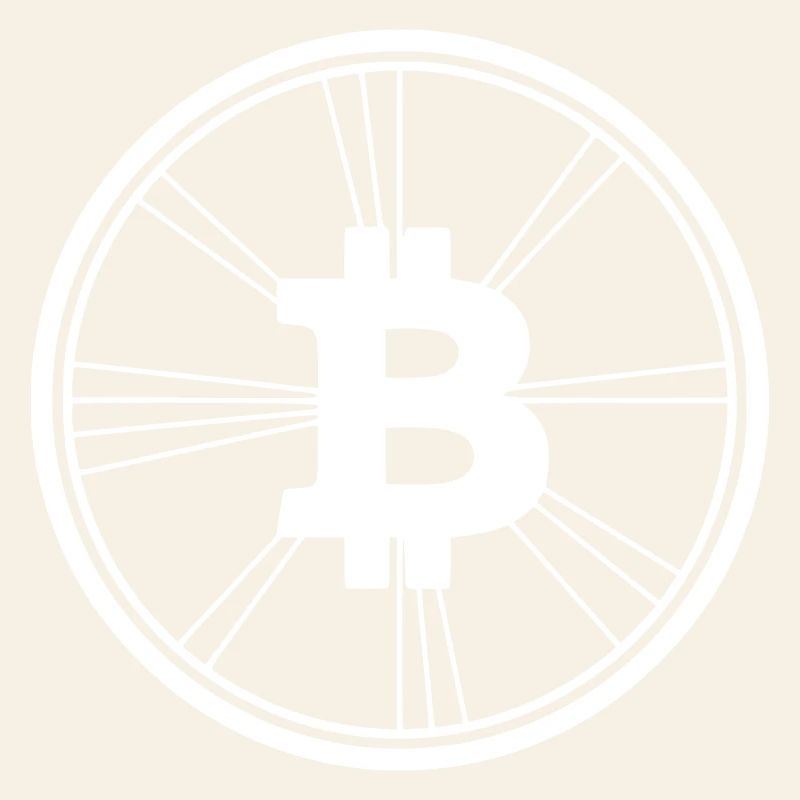 Bitcoin Logo Modern Wireframe Krypto