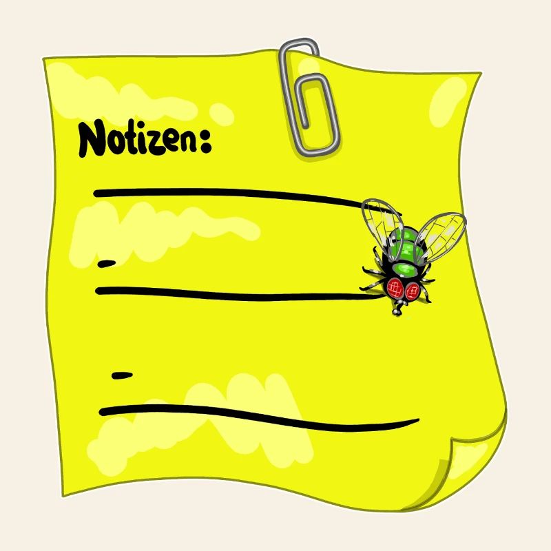 Bloc-notes jaune – Trombone & faux nœud papillon
