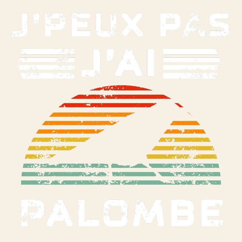 Jpeux pas jai Palombe arc retro