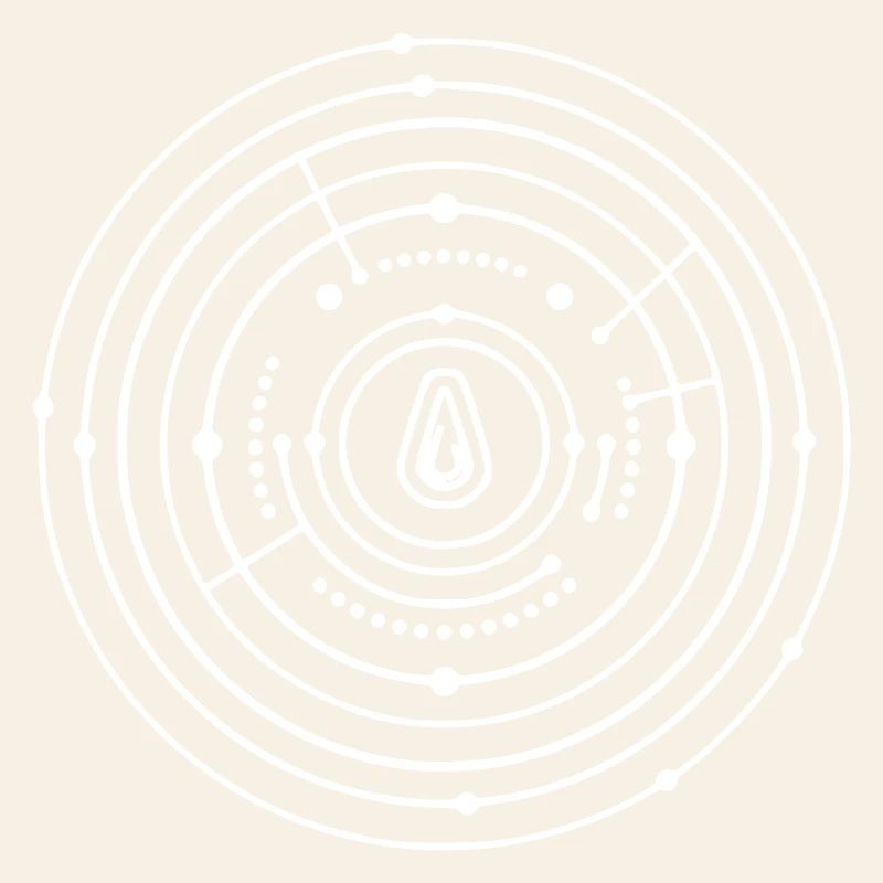 Crop Circle Planet System Abstract Vector