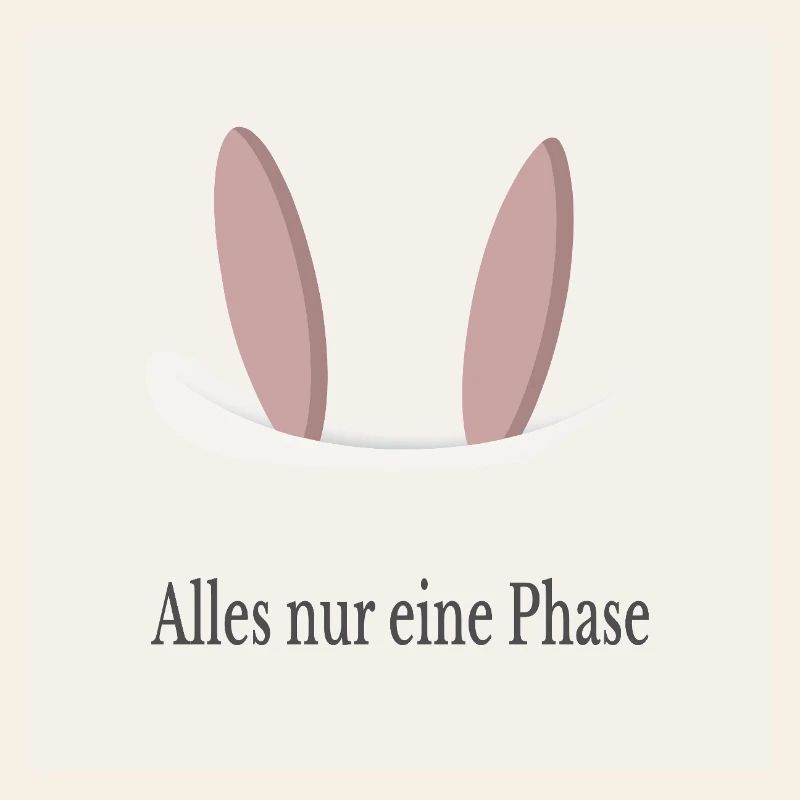 Ce n’est qu’une phase – affiche minimaliste