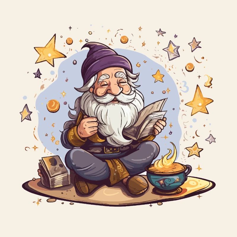 Gnome en lecture chez Starfire