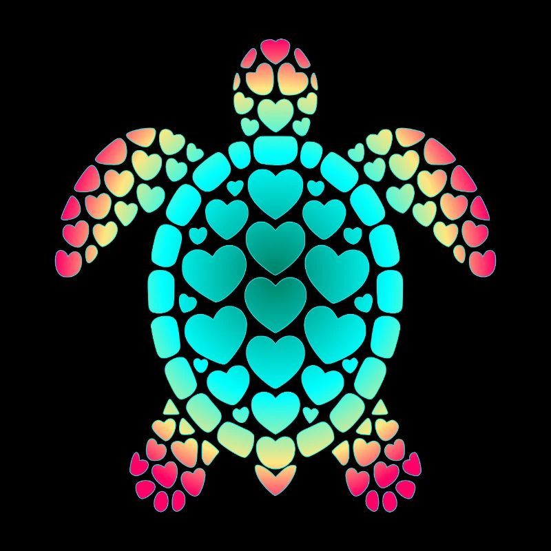 Valentine's Day Diver Turtle
