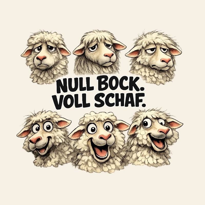 Schaf-Quintett: Null Bock Voll Schaf