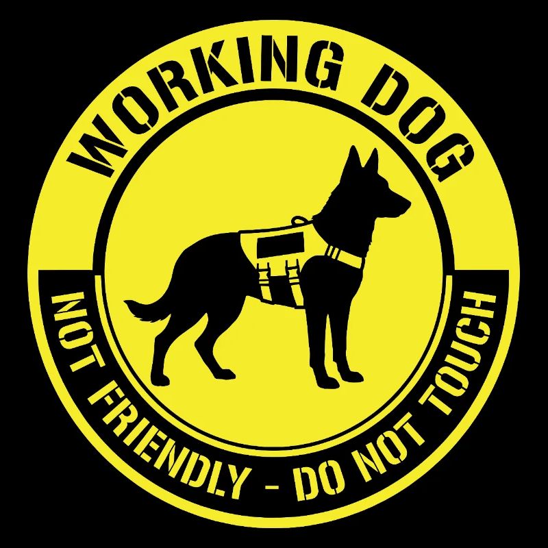 Not Friendly Dog Working Funny Meme