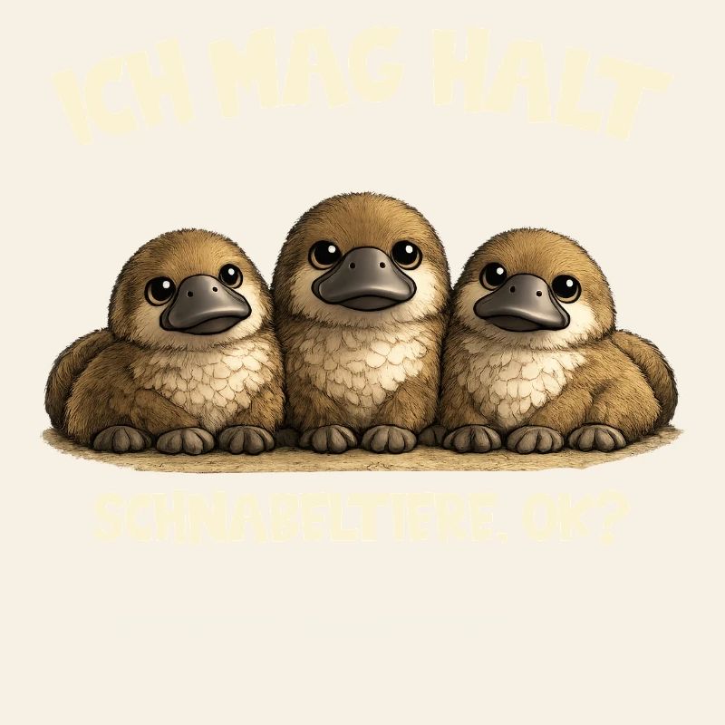 Platypus Funny Animal Statement
