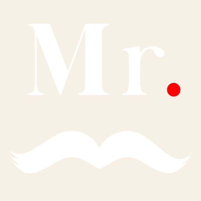 Mr. White Moustache
