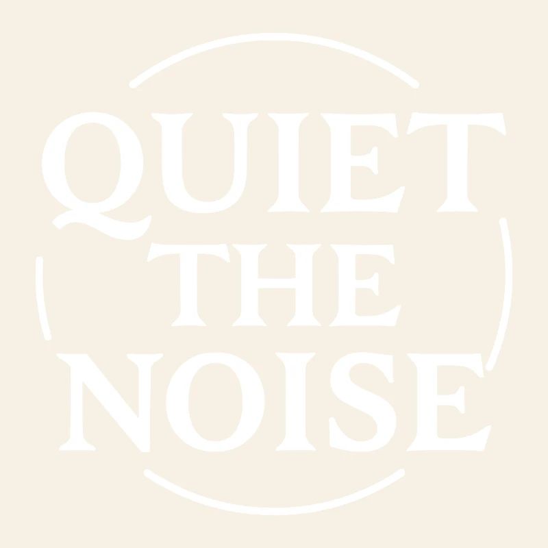 Faites taire la déclaration de bruit en cercle pour la concentration