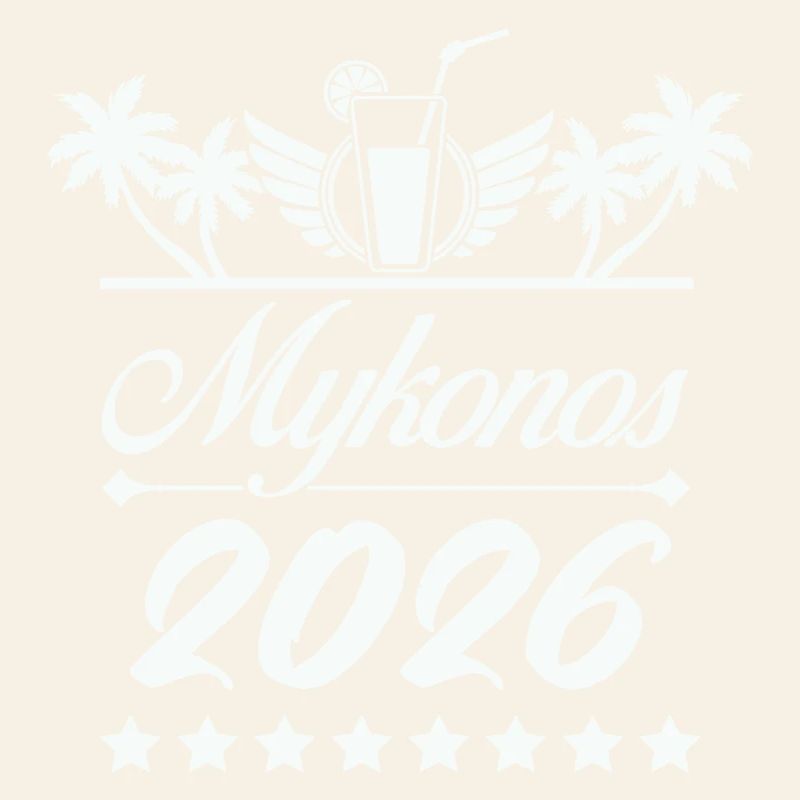 Mykonos 2026 Beach Logo