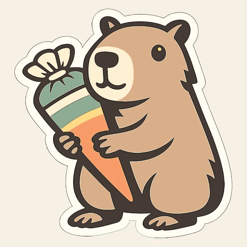 Capybara School Child – 1st Grade