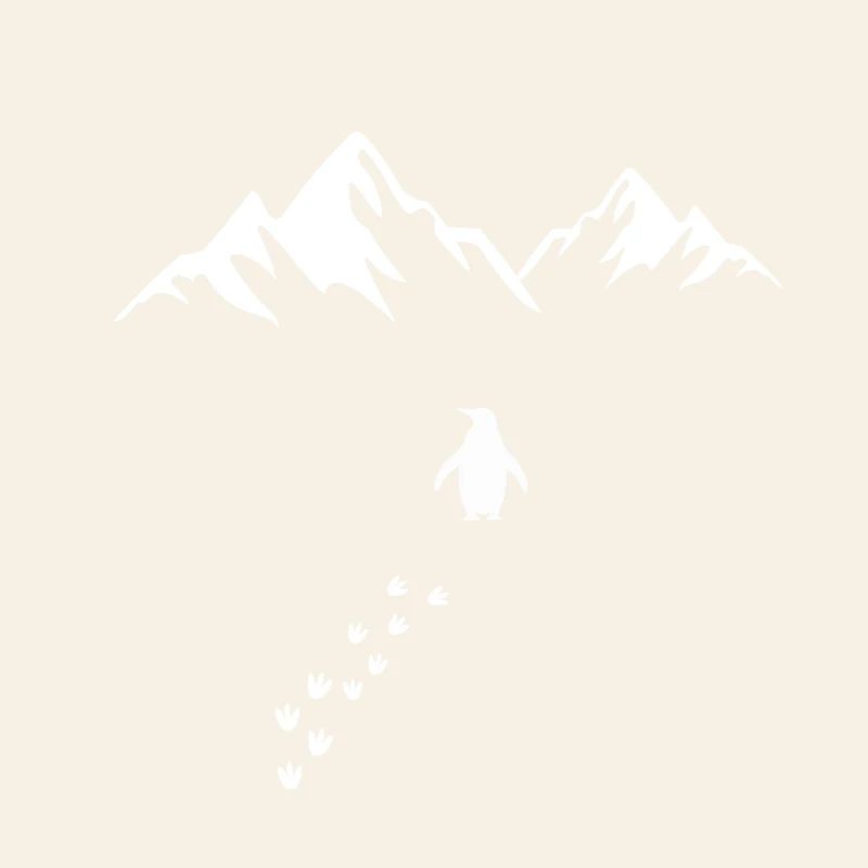 Pingouin solitaire seul