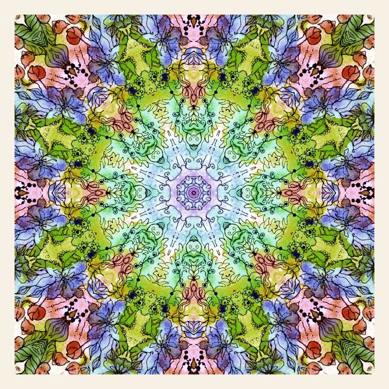 Kaleidoscope Flower Mandala