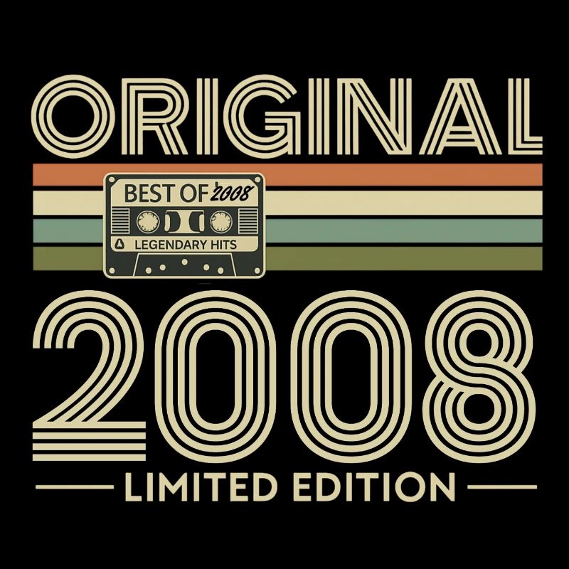 Originale 2008er Vibes Retro-Kassette