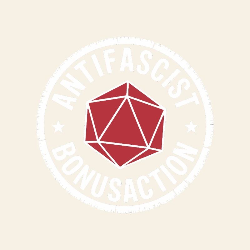 Antifascist Bonusaction - D'n'D Antifa Tee
