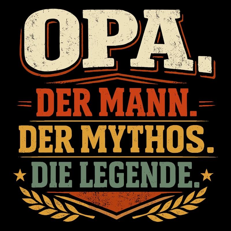 Opa Mann Mythos Legende Geschenk