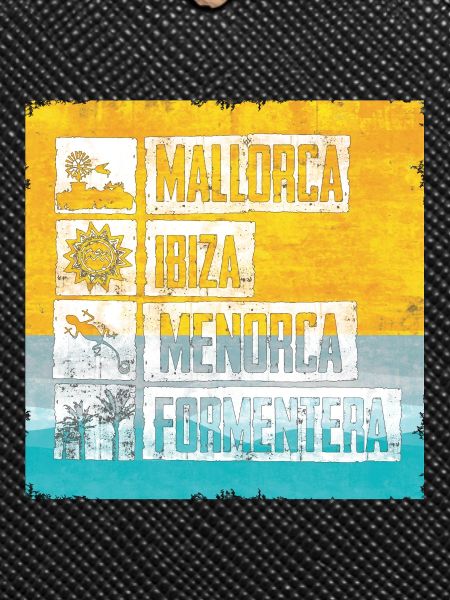 Balearic Islands Retro Stamp