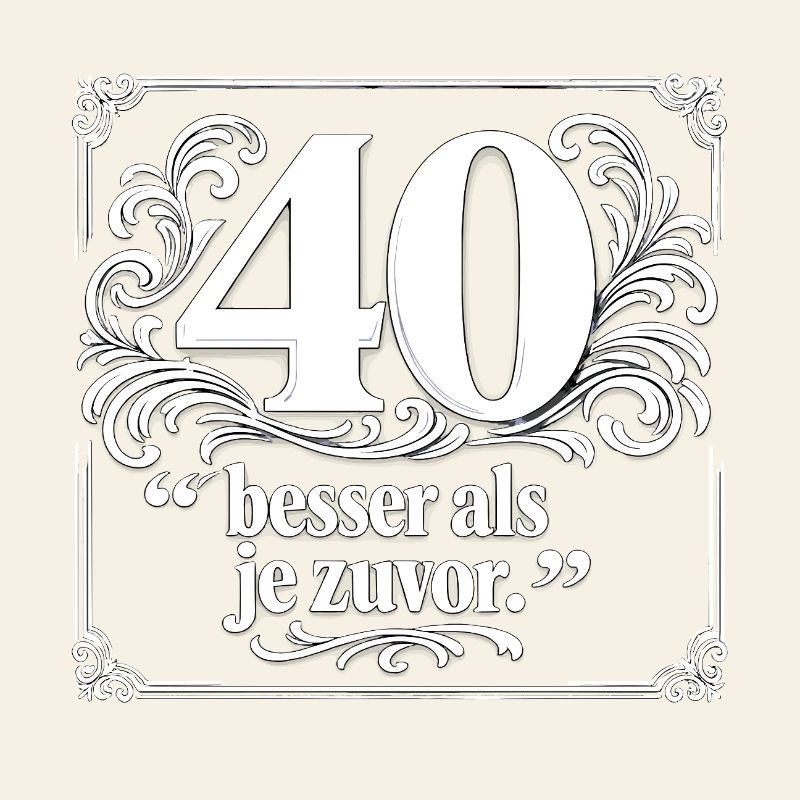 40 Better Than Ever – Ornate Frame