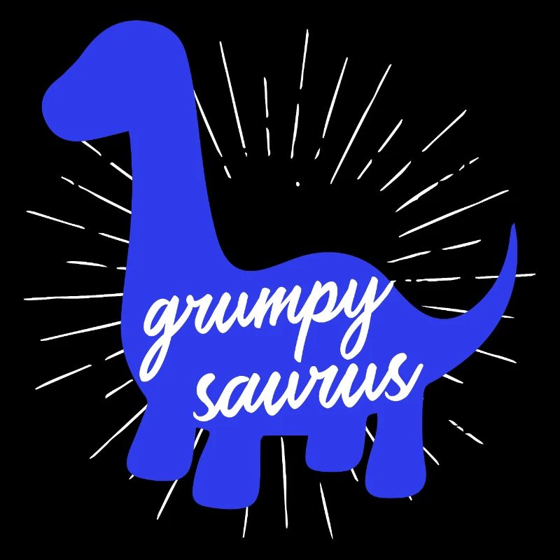 Grumpysaurier lustiges Dinosaurier-Brachiosaurus-Design