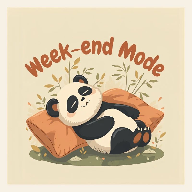Panda Week-end Mode Relax