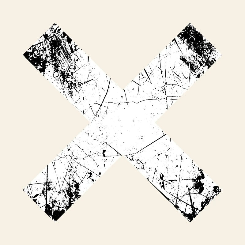 Grunge X Cut Pattern