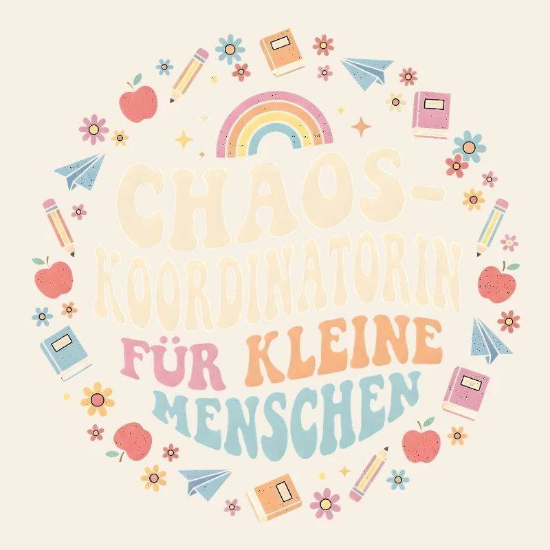 Chaos-Koordinatorin - Retro Erzieherin Geschenk
