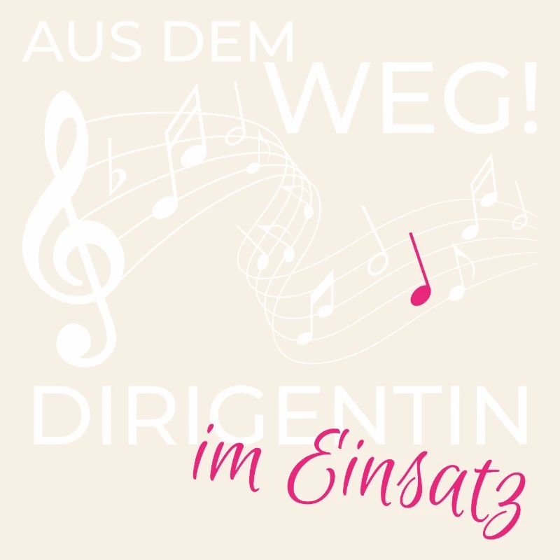 Dirigentin im Einsatz: Aus dem Weg