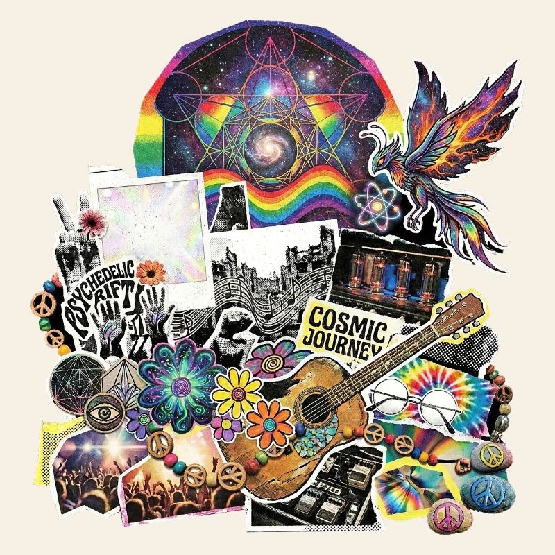 Psychedelic Rock Cosmic Space