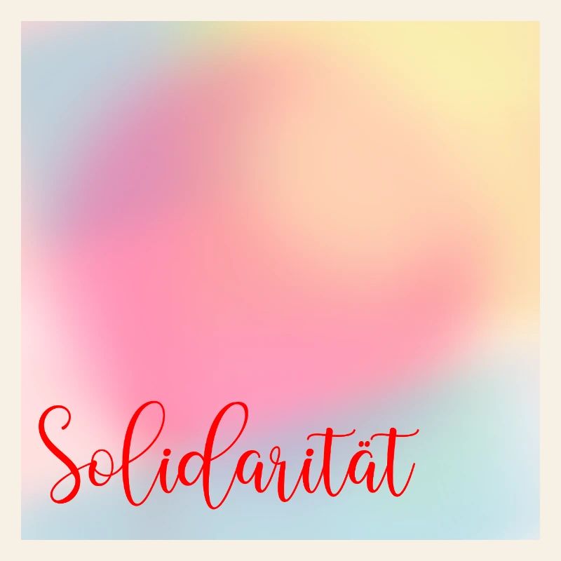 Werte Solidarität