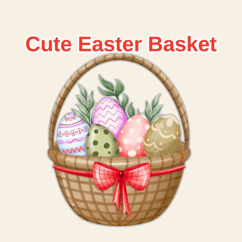 Cute Easter Basket Shirt – Easter Eggs Tee