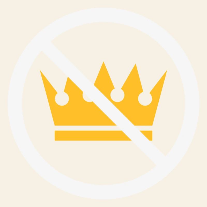 No Kings! (Protest Sign / NEG 2C)