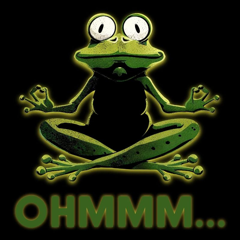 Frog in Meditation: Ohmm Zen