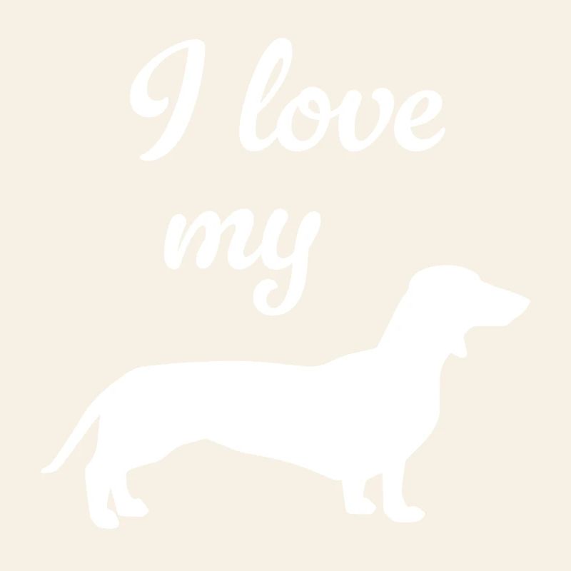 I love my dachshund dog fan master mistress paw