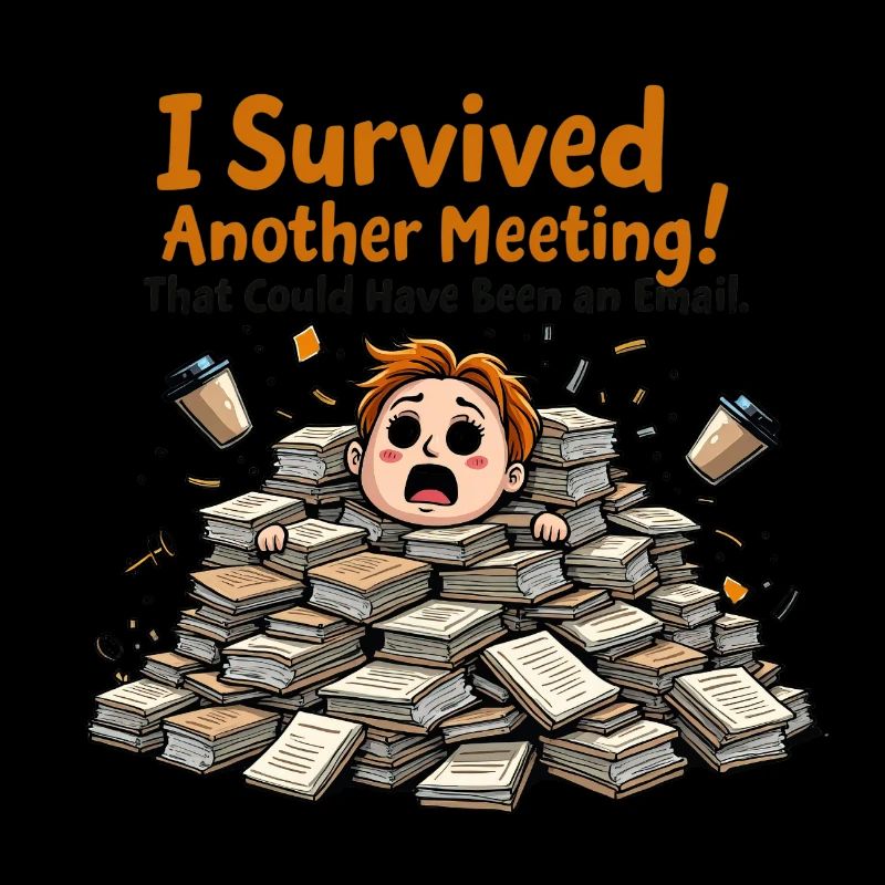 Überstandene Besprechung – Hätte Eine Mail sein